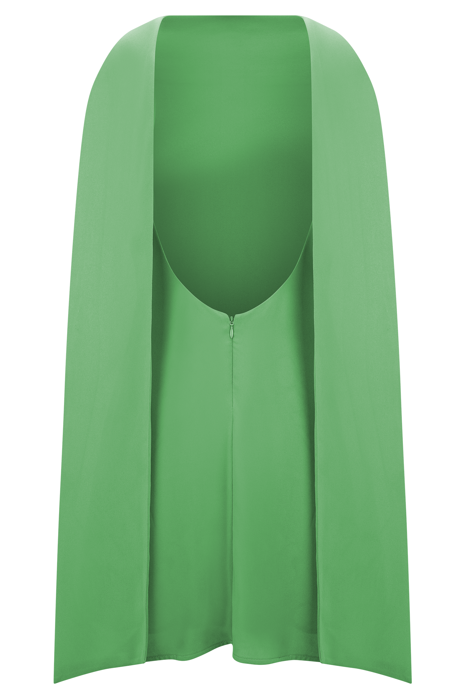 Wynter Scarf Draped Mini Dress - Green - Image 6