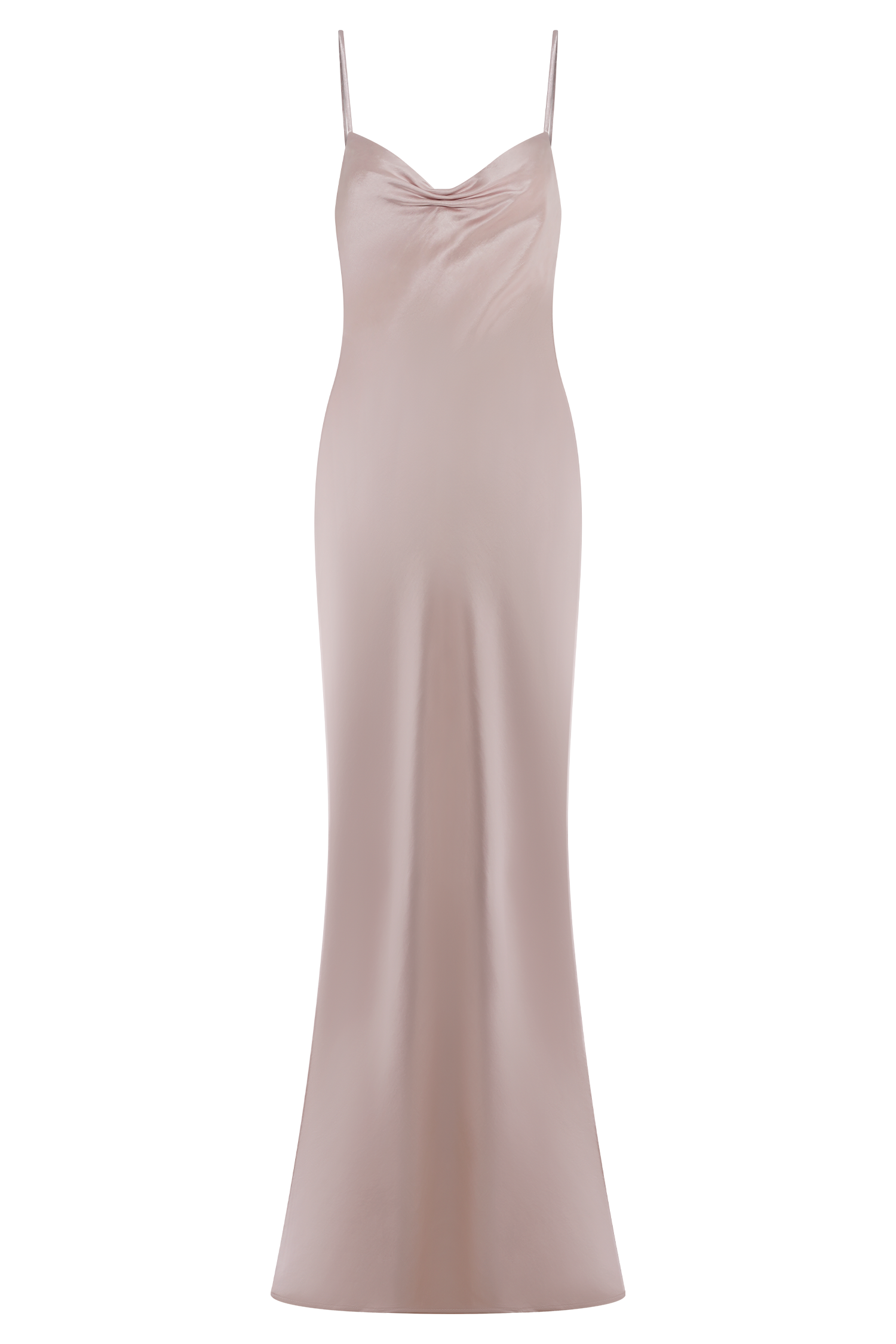 Lilly Sweetheart Satin Maxi Dress - Soft Pink - Image 13