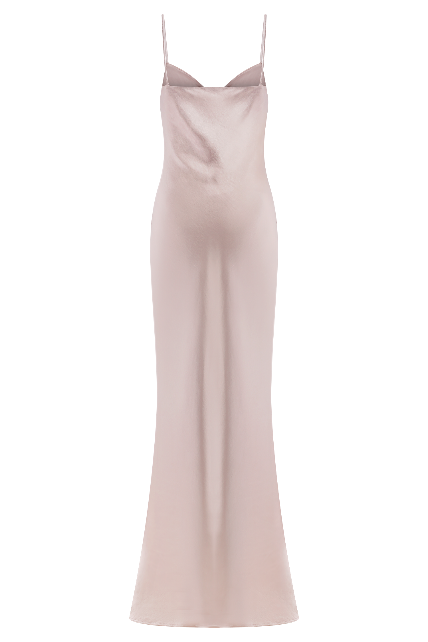 Lilly Sweetheart Satin Maxi Dress - Soft Pink - Image 12
