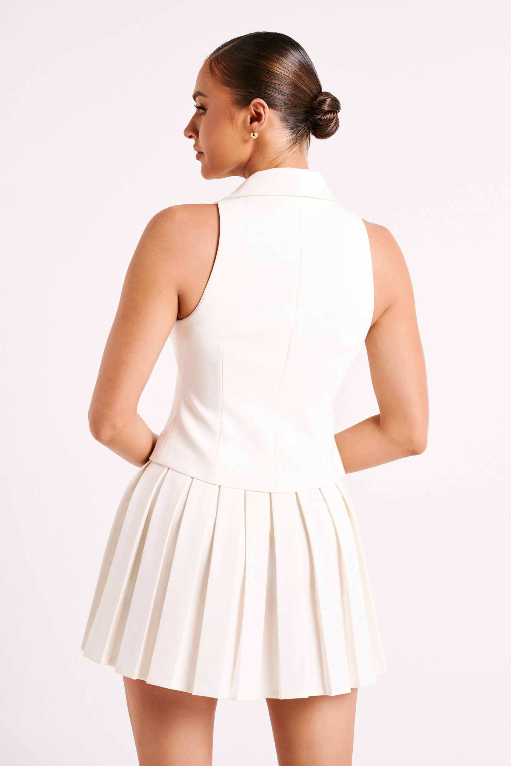 Mura Suiting Vest - Ivory - Image 4