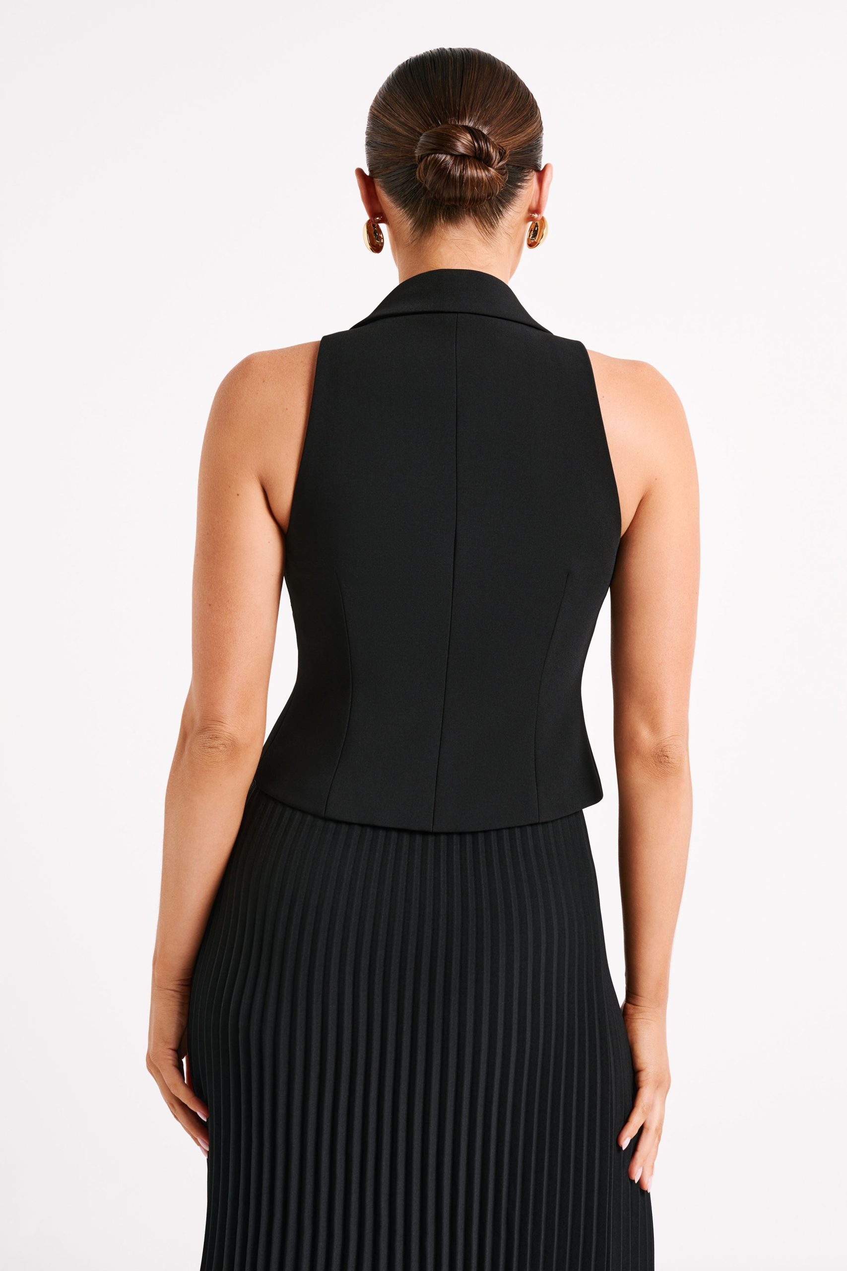 Mura Suiting Vest - Black - Image 2