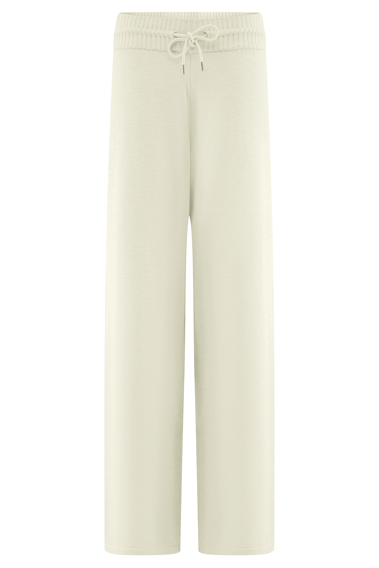 Natalya Knit Wide Leg Pants - Ivory - Image 9
