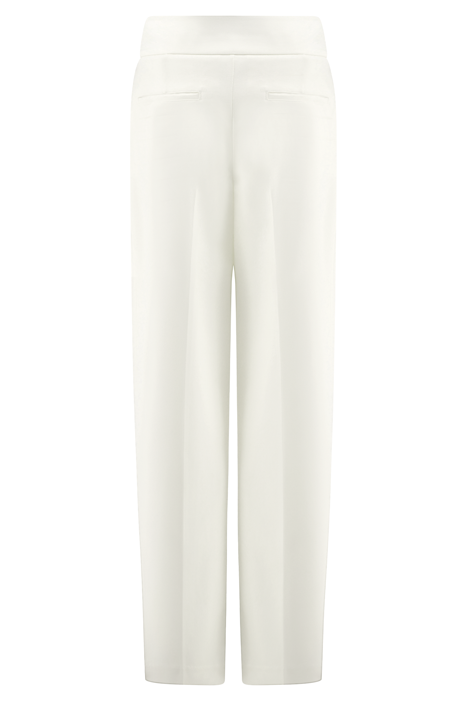 Penelope Pleated High Waisted Pants - Ivory - Image 8