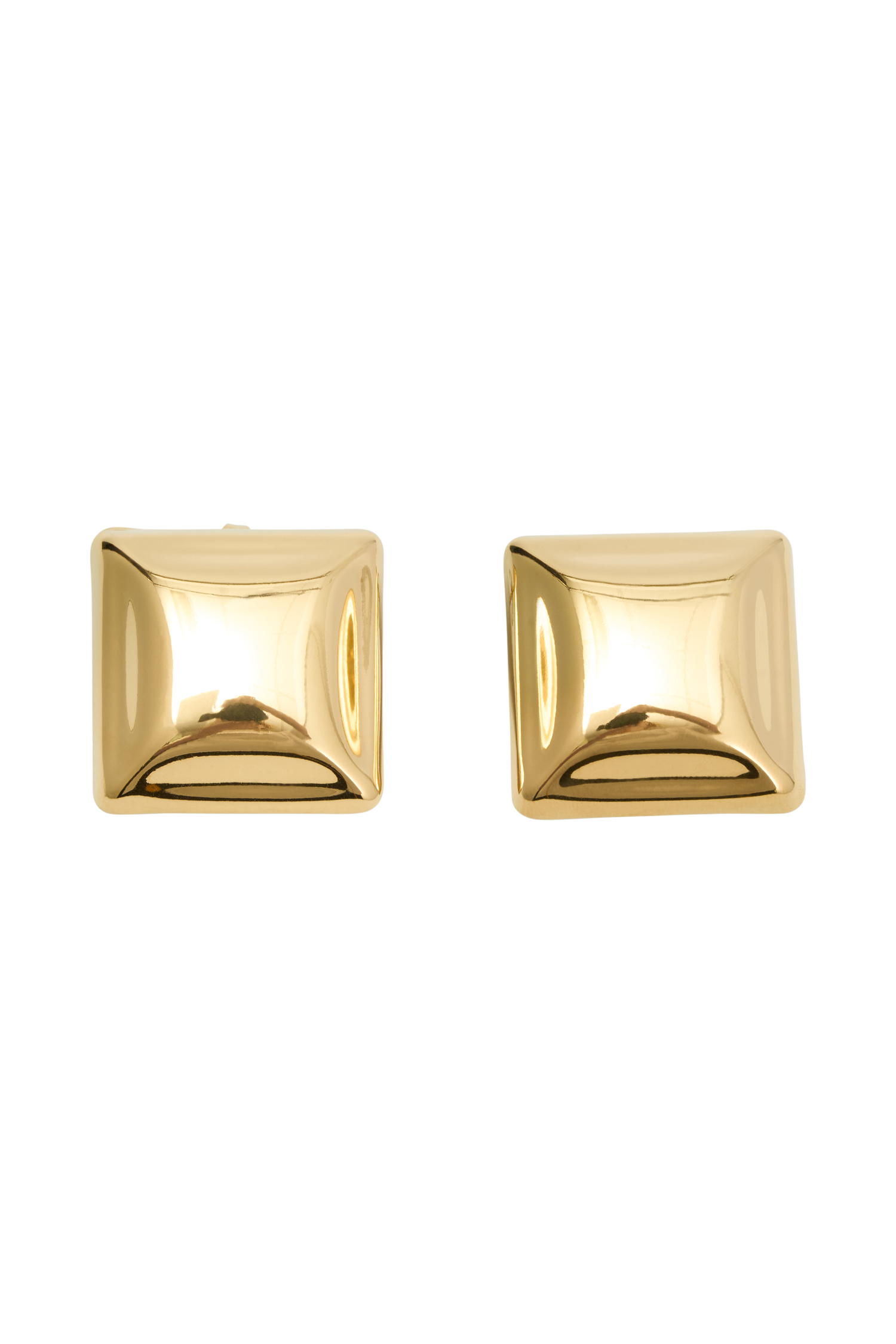 Wilma Square Earrings - Gold - Image 8